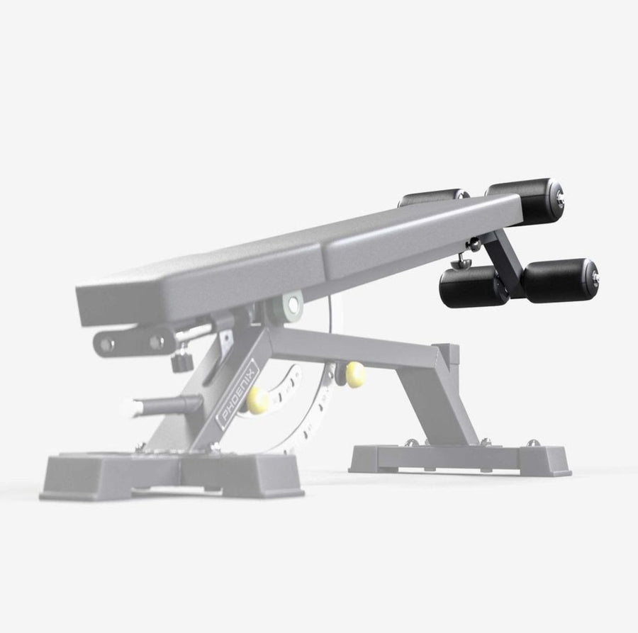Phoenix Z4 bench with foot pad kit for decline