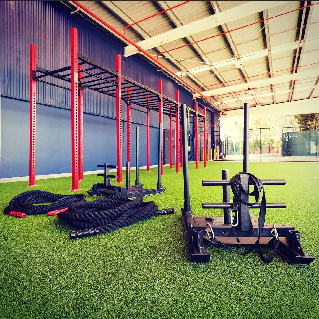 Astro turf with white metre markings - Phoenix Strength