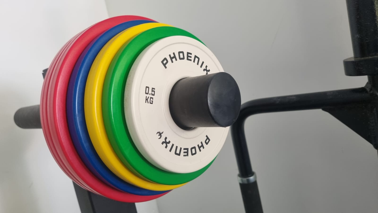 Fractional Bumper Plate Set - 0.5, 1, 1.5, 2, 2.5kg pairs - 15kg set - My Store