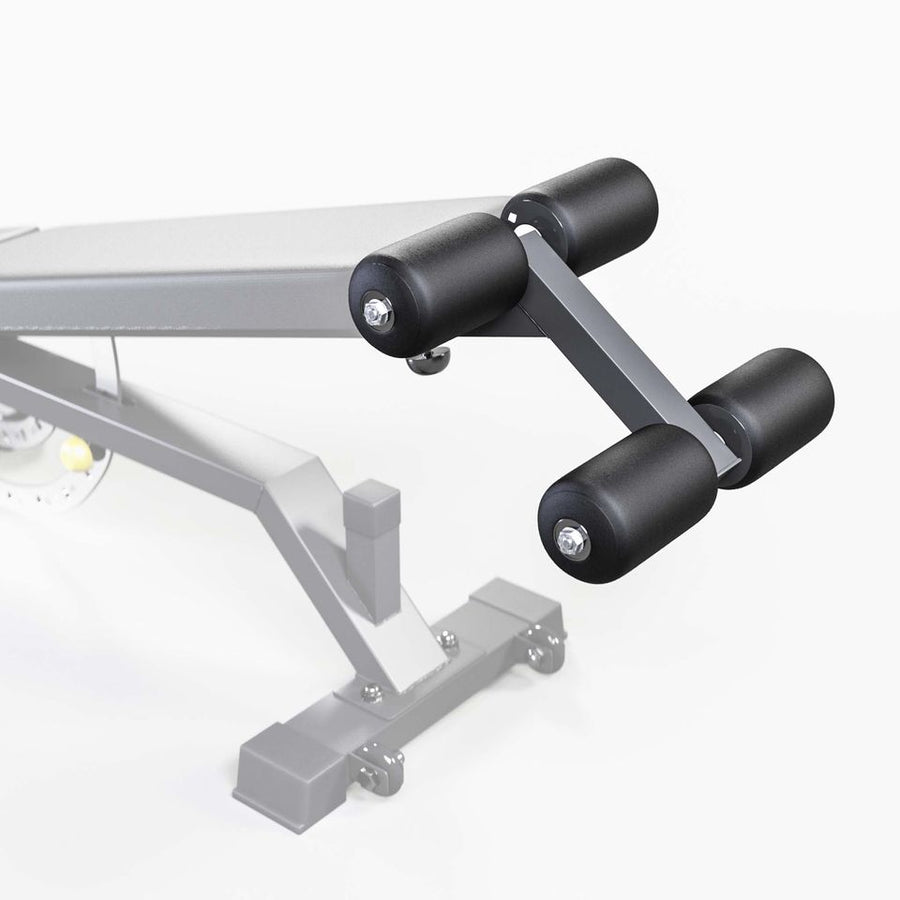 Close up of the Phoenix Z4 foot pad rollers