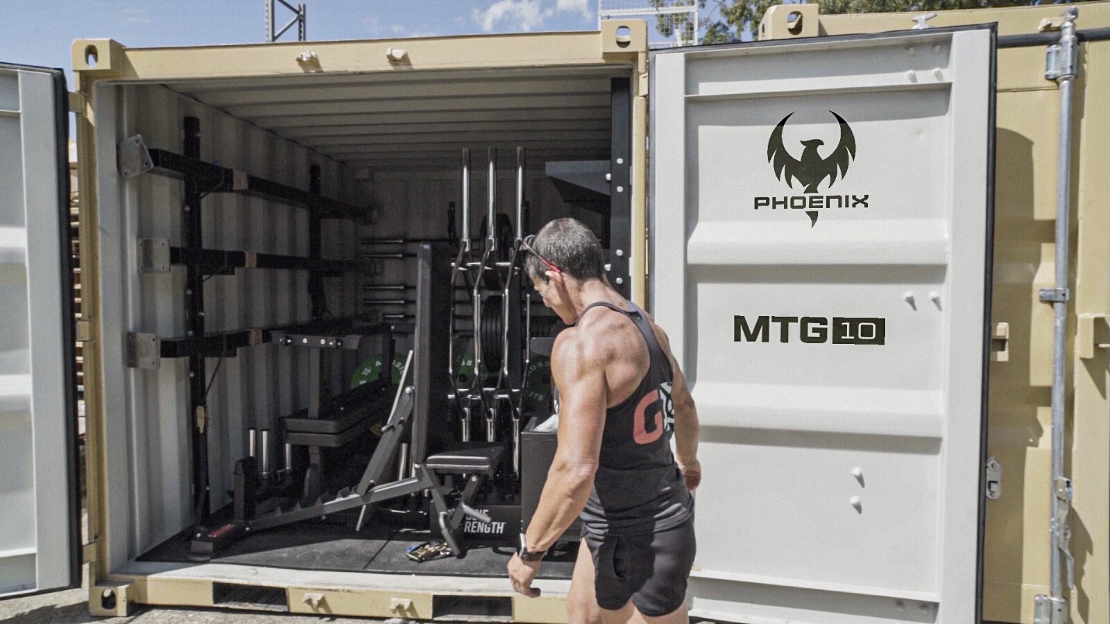 Phoenix MTG mobile training gym container