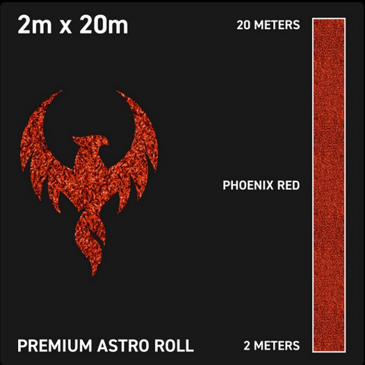 Ferrari-Red astro turf
