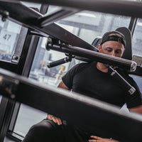 Phoenix Pendulum Squat plate loaded machine - side profile