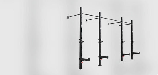 Phoenix wall mounted 2 cell rig, cell, 1800mm connector, cell, four uprights, 3D render
