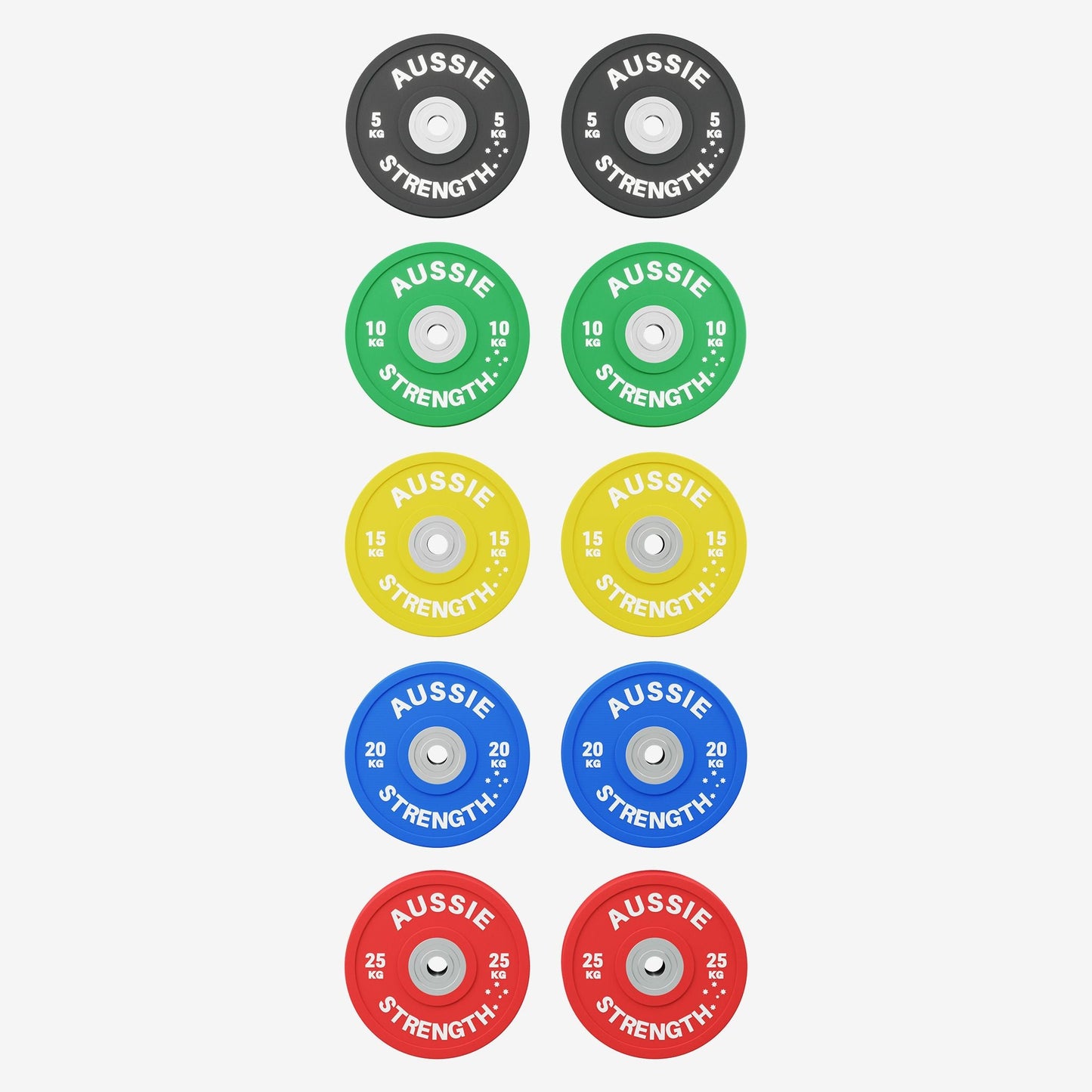 Phoenix 150kg pro urethane bumper plate set