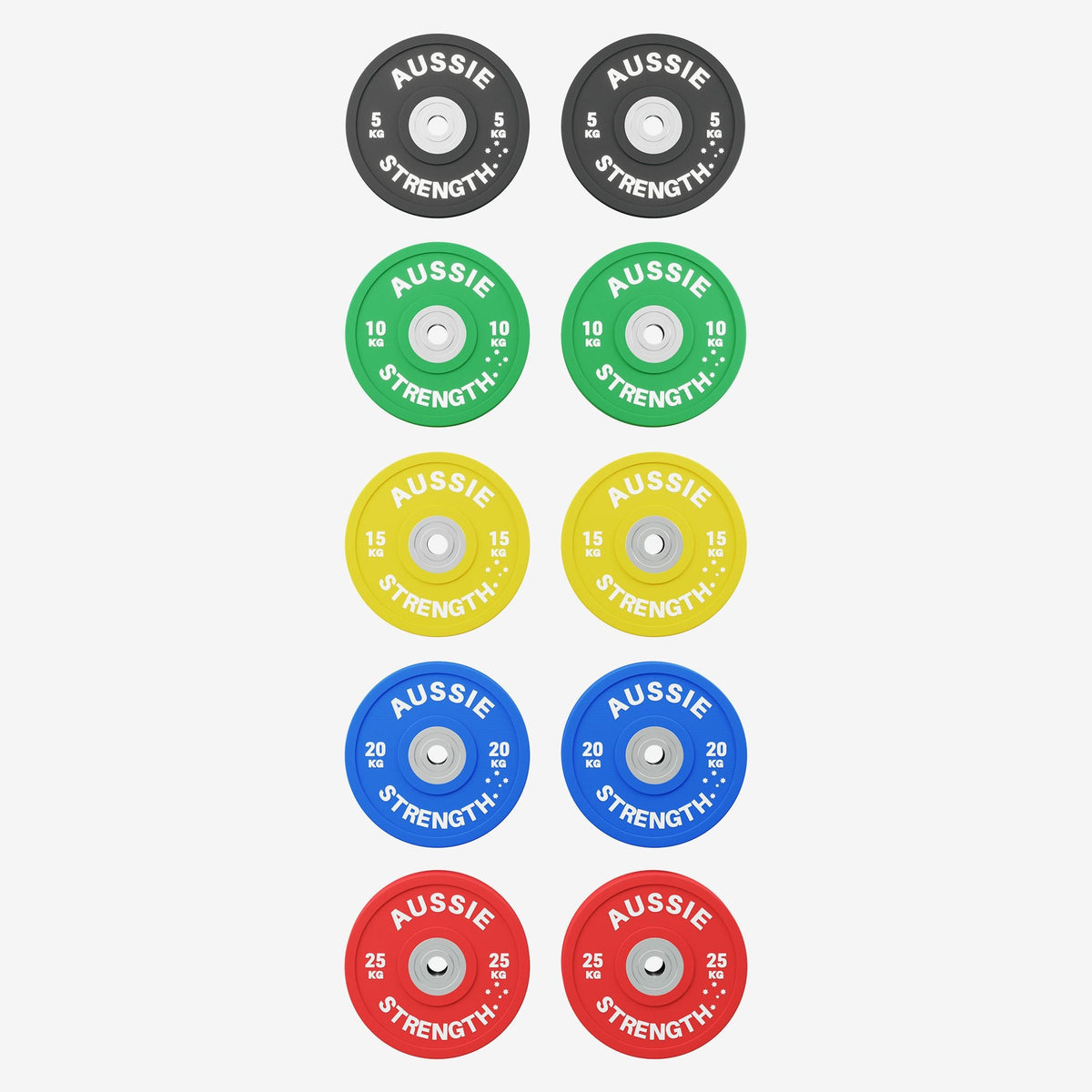 Phoenix 150kg pro urethane bumper plate set